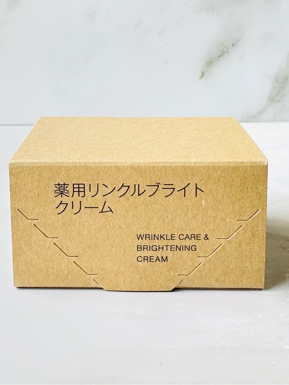 MUJI Wrinkle Bright Cream 45g - Niacinamide Anti-Aging J-Beauty NEW